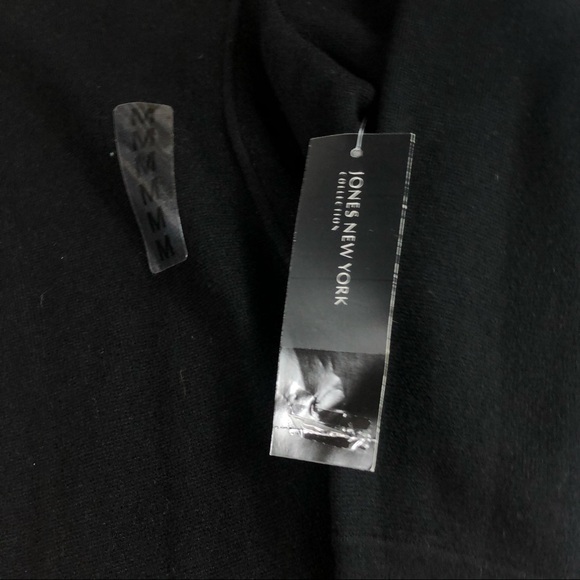 Jones New York 📌 medium NWT black cape jacket, heavy material one top button - Picture 7 of 9